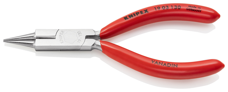 Knipex sieraden buigtang/rondtang zonder kartels, lengte 130mm