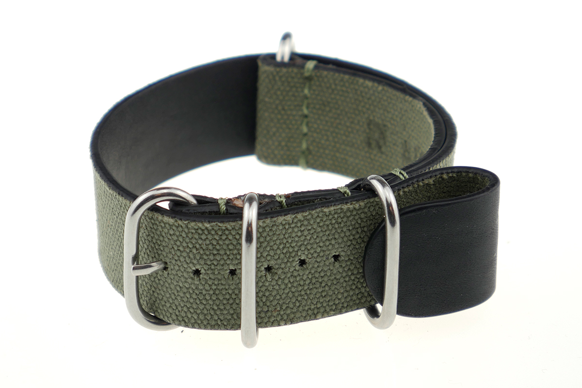 Nato Doortrekband Denver 18mm groen