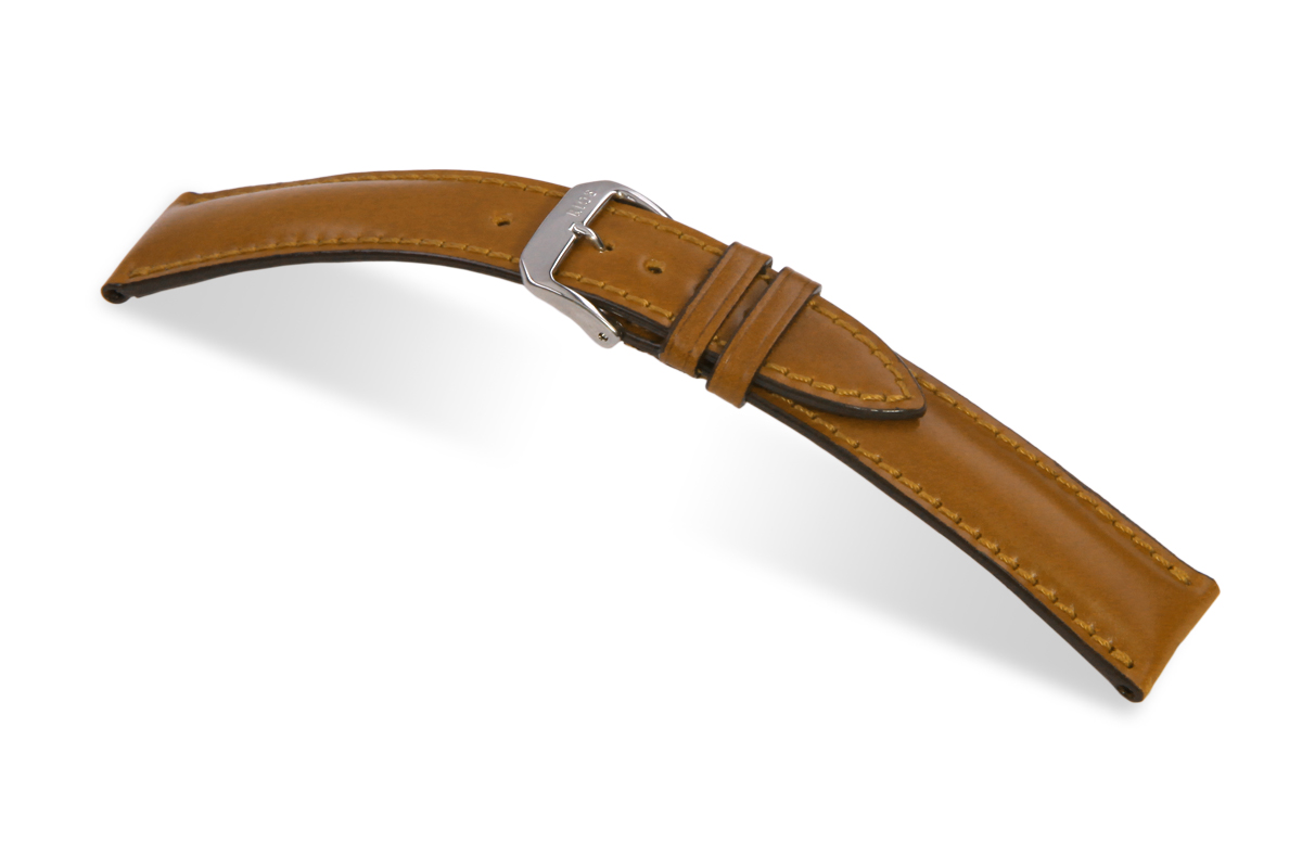 Leather strap Michigan 18 mm honey