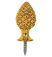 Trim part fir cone brass