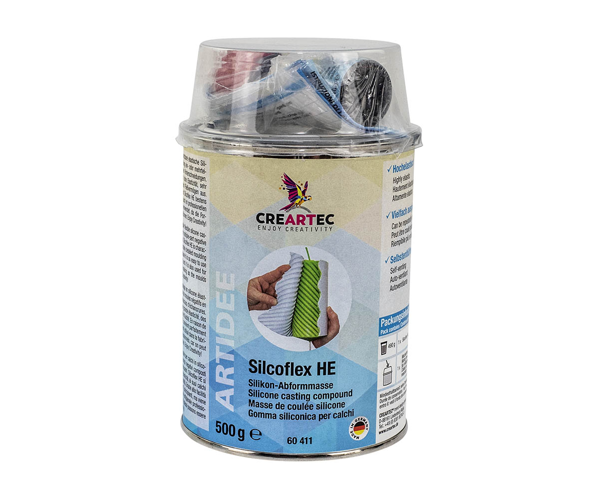 Caoutchouc de silicone HE 500 g