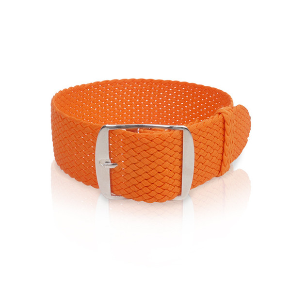 perlon band oranje, 18mm