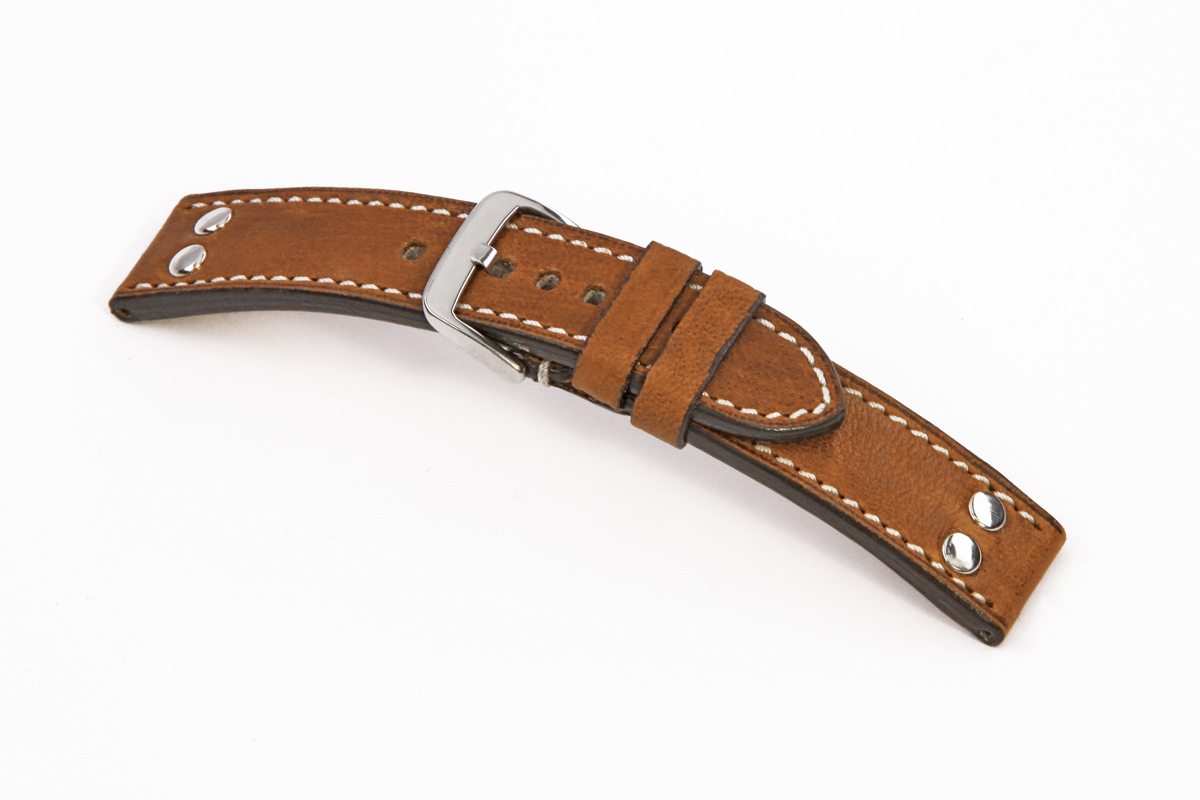 Lederband Rockford 20 mm cognac