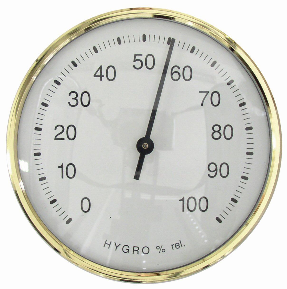 TFA Hygrometer golden ring Outside-Ø 81mm