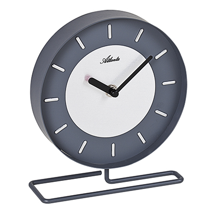 Atlanta 3115/4 horloge de table gris