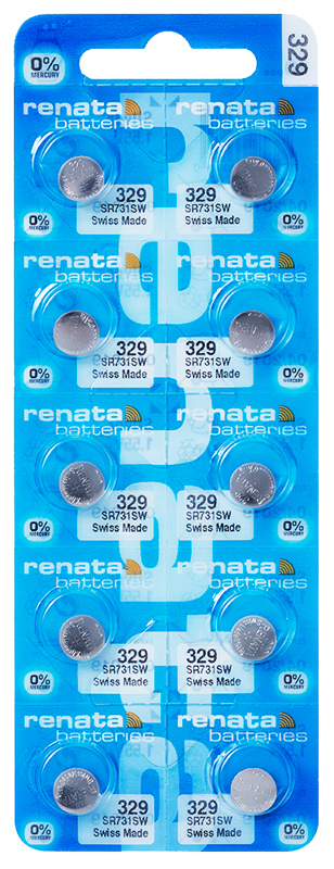 Renata 329 knoopcel multipack