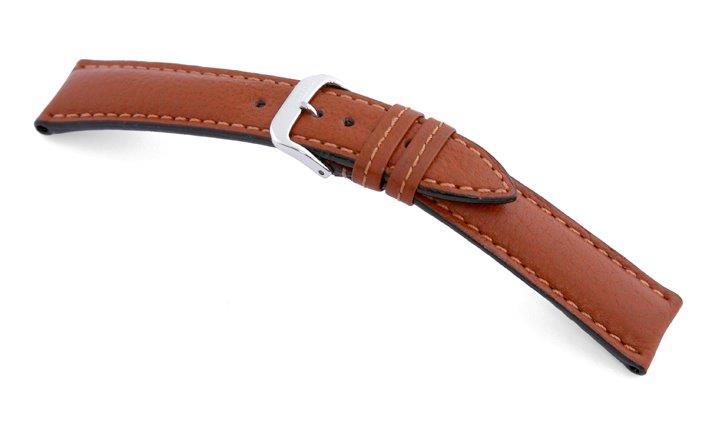 Lederband Pueblo 18mm cognac Echt Buffelleder