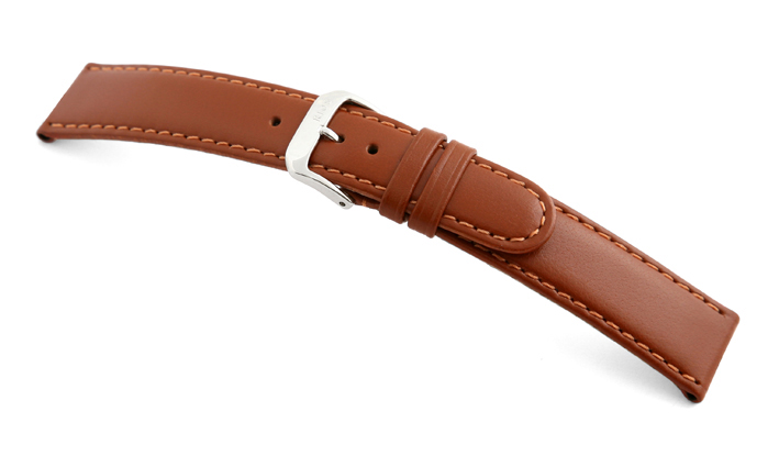 Leather strap Phoenix 10mm cognac smooth