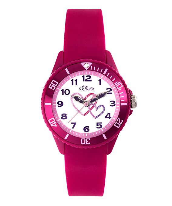 s.Oliver Siliconenband roze SO-3632-PQ