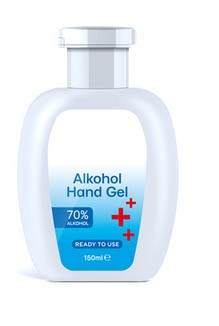 Desinfecterende gel voor de handen, 150 ml