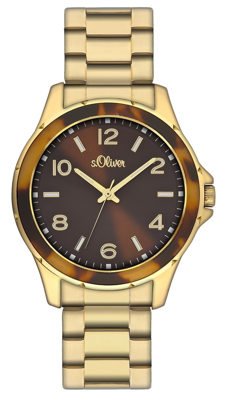 s.Oliver Edelstahlband gold SO-2358-MQ