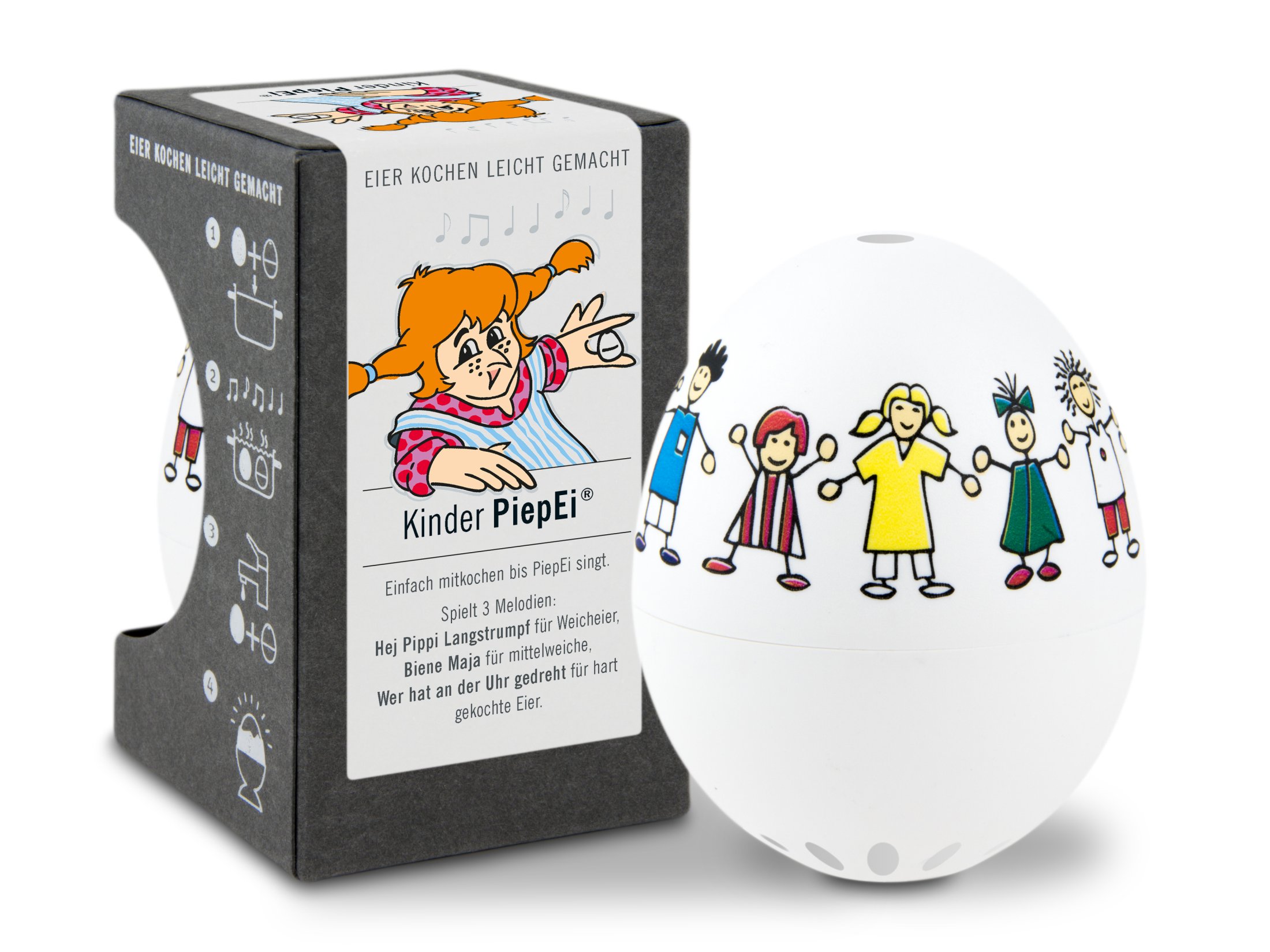 PiepEi Kinder Pippi/Majade bij /Uhr gedreht