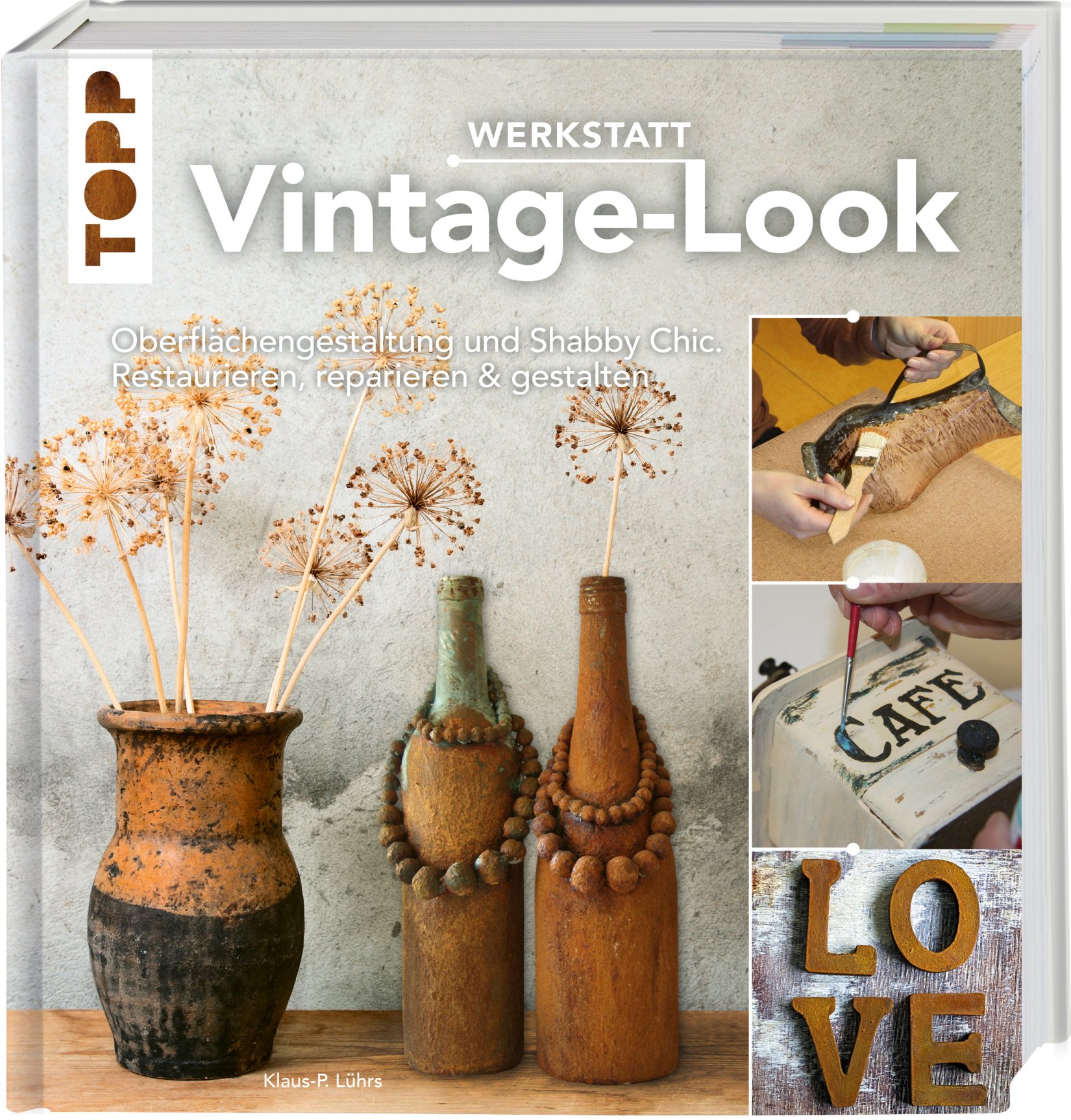 Boek vintage look