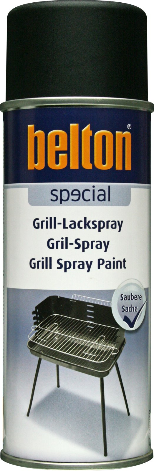 belton Grill Spuitlak mat zwart - 400ml