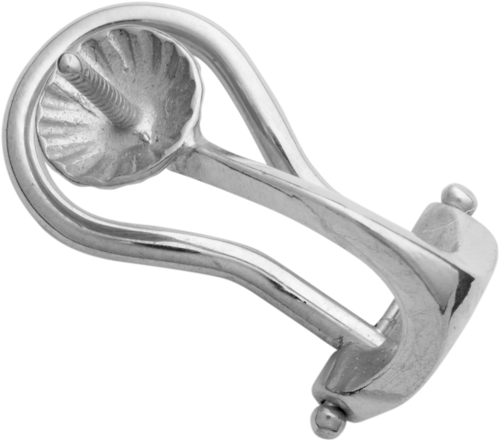 oorclip-mechaniek goud 585/-wg met parelschotel Ø 5,00mm