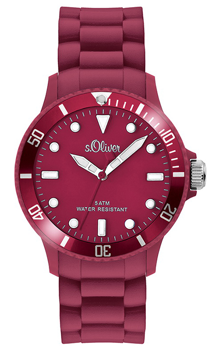 s.Oliver silicone band berry SO-2578-PQ