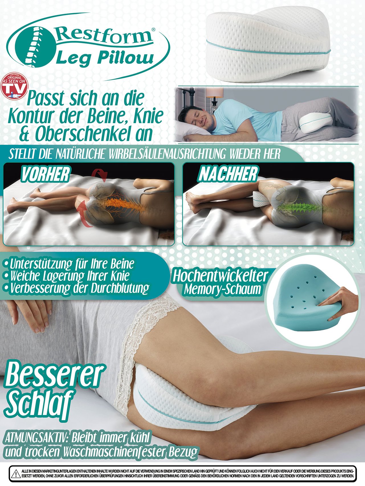 Beenkussen Restform Leg Pillow