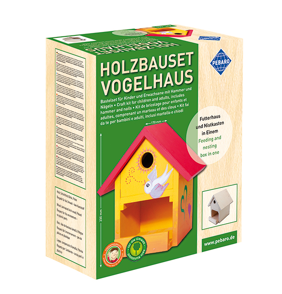 Bouwset Houten vogelhuisje