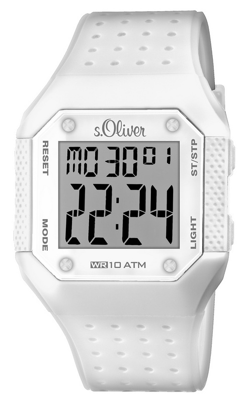 s.Oliver bracelet-montre plastique blanc SO-2636-PD