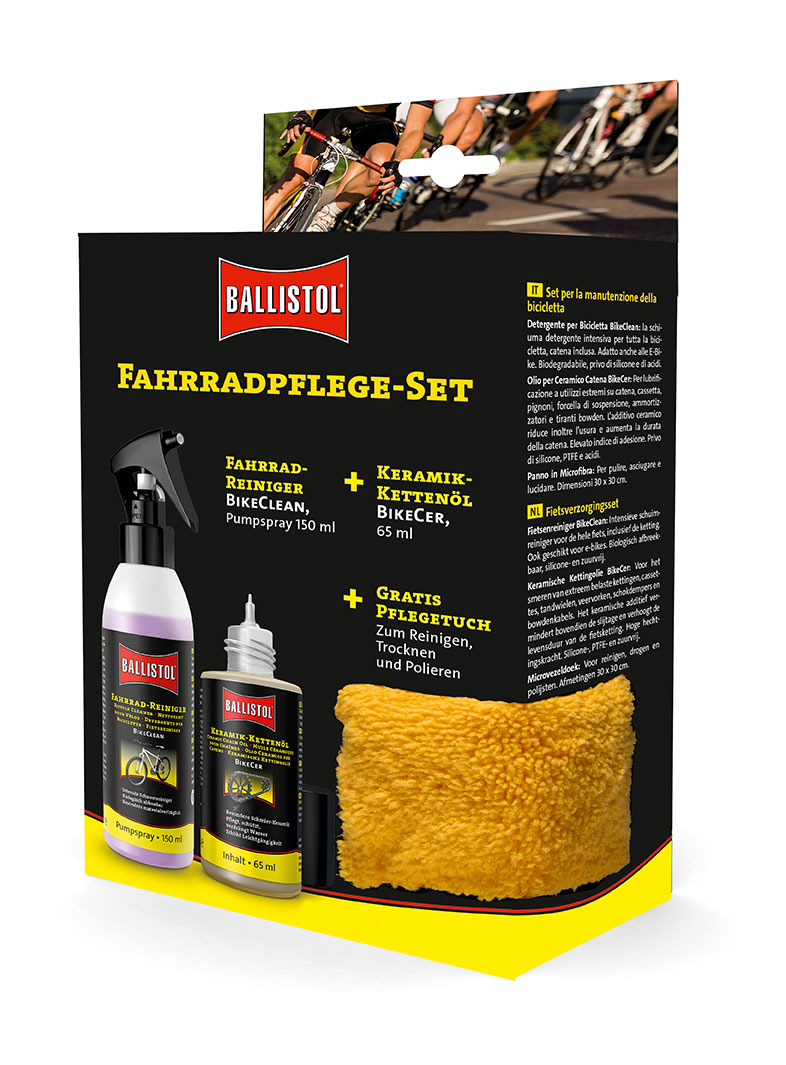 BALLISTOL bicycle care set - Contains all important utensils for care and cleaning