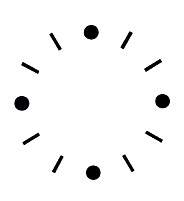 Number set with dots and index