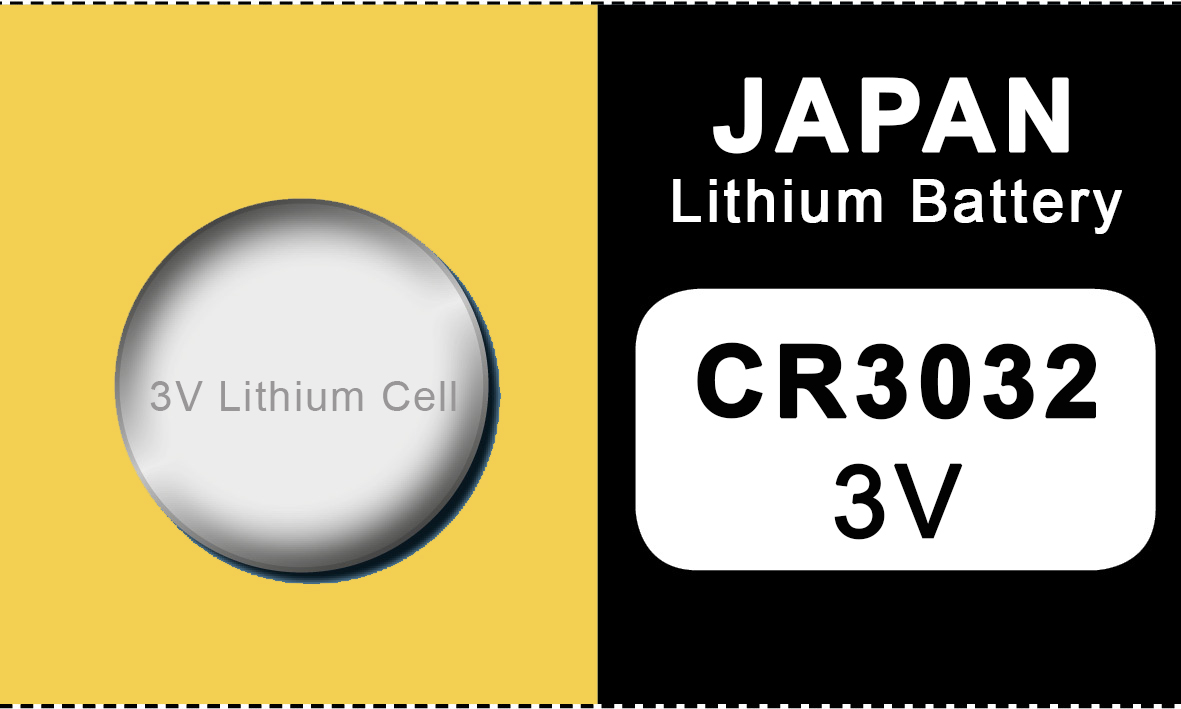 Japan 3032 lithium knoopcel