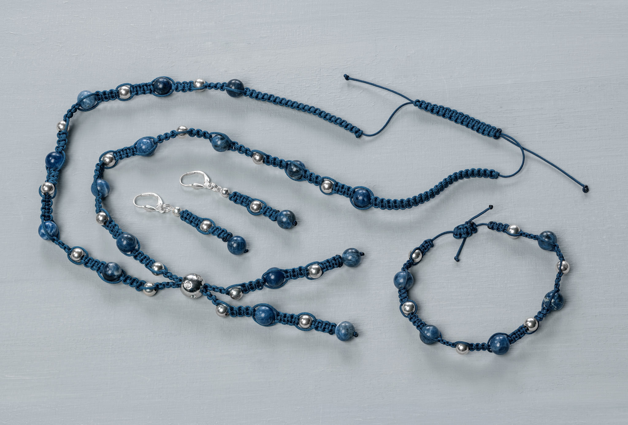 Sieraden Set Sodalite, zelf maken