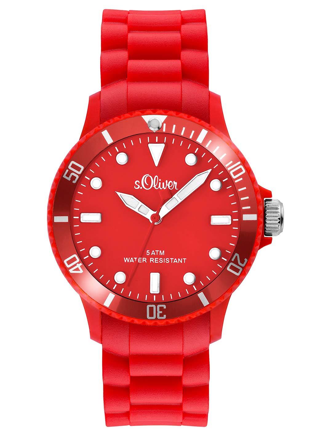 s.Oliver Silicone strap red SO-2423-PQ