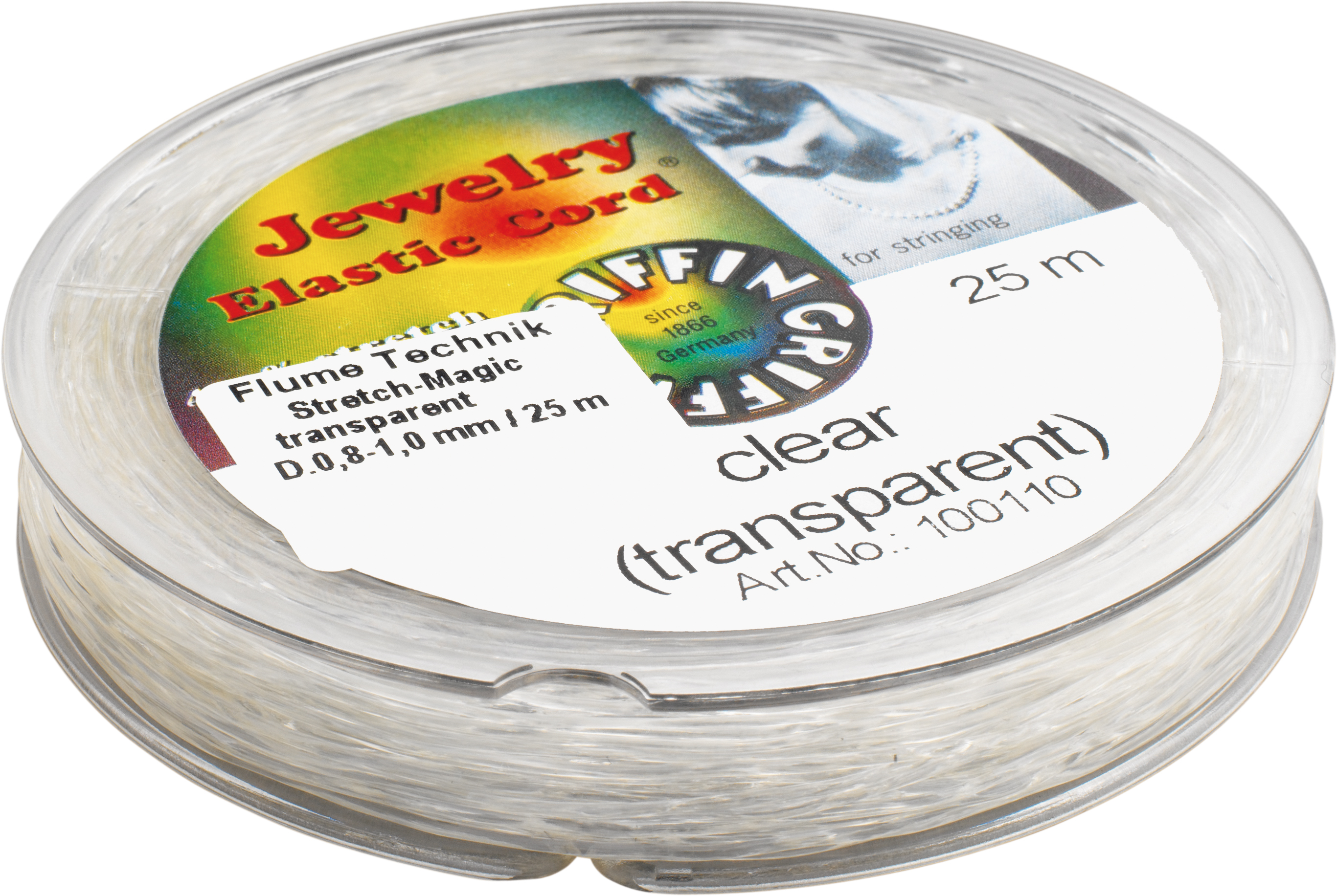 elastische draad Stretch-Magic nylon transparant Ø 0,50mm -25m