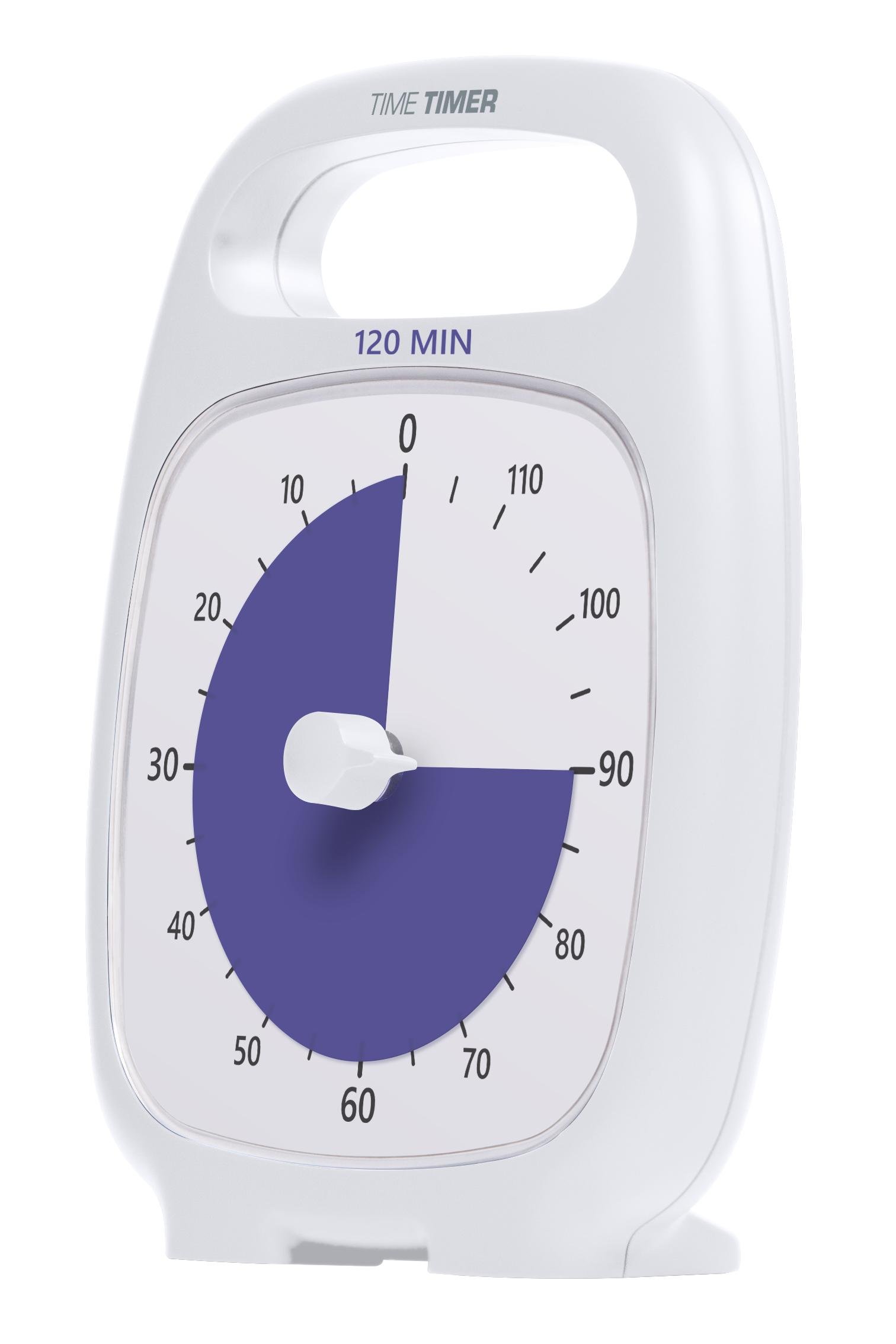 Time Timer PLUS 120 minuten, wit/blauw