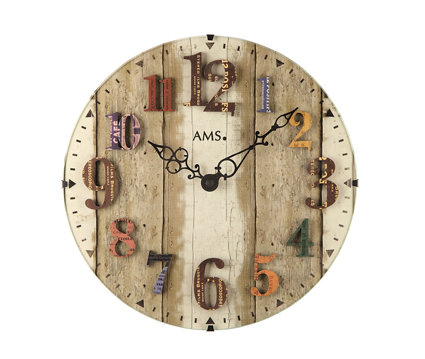 AMS Kwarts wandklok vintage