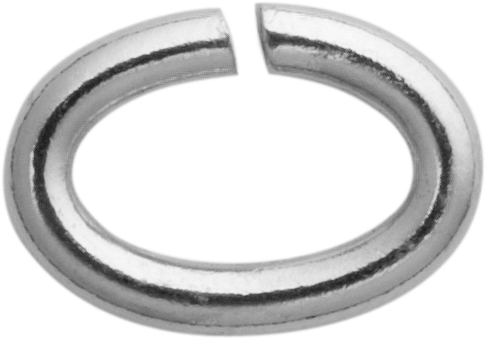 bindring ovaal edelstaal 7,00 x 5,00, dikte 1,10mm