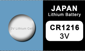 Japan 1216 lithium knoopcel