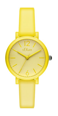 s.Oliver Silicone strap yellow SO-2660-PQ