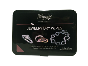 Hagerty Jewelry Dry Wipes 25 tissus secs jetable