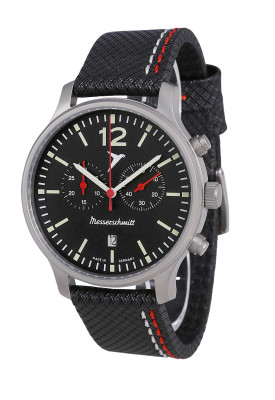 MESSERSCHMITT functional chronograph with neoprene strap