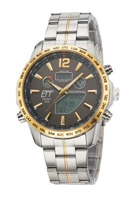 Eco Tech Time Solar Drive Montre Discovery sans fil pour homme - EGS-11479-21M