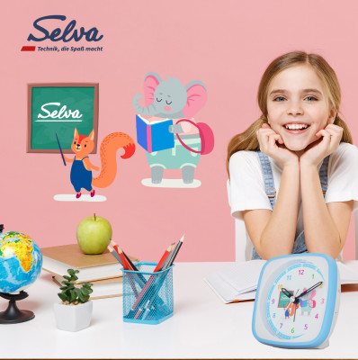 SELVA Exklusiv Réveil pour enfants, silencieux