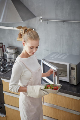 Boîte en acier inoxydable pour le micro-ondes, 300ml