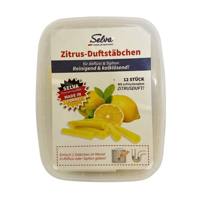 SELVA CITRUS GEURSTAAFJES - Voor Afvoer & Sifon - Reinigend & Ontkalking